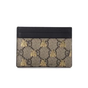 GUCCI Card Holder. Supreme Bee GG Monogram.